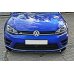 Накладка сплиттер на передний бампер на Volkswagen Golf VII R